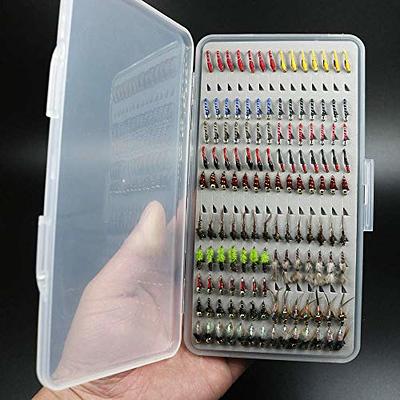 N/P 133pcs/Set Ultra-Thin Portable Nymph Scud Midge Flies Kit Assortment  with Box Trout Fishing Fly Lures - Yahoo Shopping
