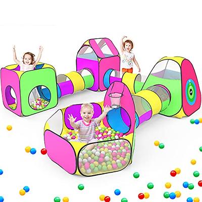 LandCorer 5pc Baby Ball Pits for Toddlers, Kids Play Tent and Play