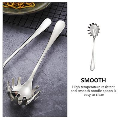 Silicone Pasta Noodle Spoon Pasta Scoop Colander Noodle Spaghetti Ladle  Slot Spoon Heat-Resistant Tableware Kitchen Gadget