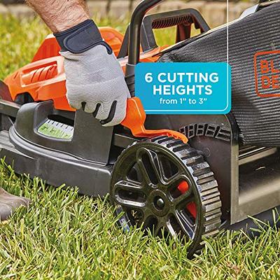 Black and Decker 20-volt Max 12-in 3-in-1 Compact Cordless Push Lawn Mower  MTC220 from Black and Decker - Acme Tools