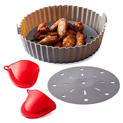 Cook With Color Grey Silicone Air Fryer Liner