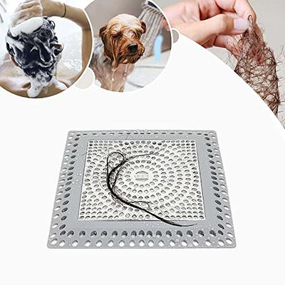 LEKEYE Shower Drain Hair Catcher/Strainer/Stainless Steel and Silicone 