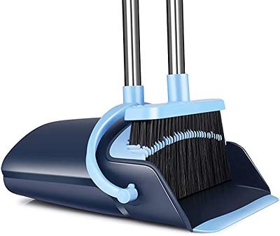 OLLSDIRE Broom and Dustpan Set for Home 2023 Indoor Broom with Dustpan  Combo Set Upright Dust