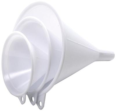 Hutzler Multi-Purpose Plastic Funnel Set with Mini-Funnel and Canning  Funnel (Set of 7) 3FUN-7 - The Home Depot