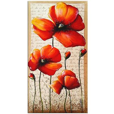 Abstract Blue Orange Flower Diamond Painting Watercolour Art 5D Full  Diamond Embroidery Crystal Mosaic Picture Wall Decoration