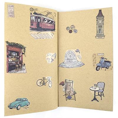 SEEVAE Aesthetic Scrapbook Kit(348pcs), Vintage Scrapbooking