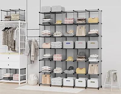 HOMIDEC Closet Organizer, 12-Cube Closet Organizers and Storage, Portable Closet  Shelves, Clothing Storage (Grey) - Yahoo Shopping