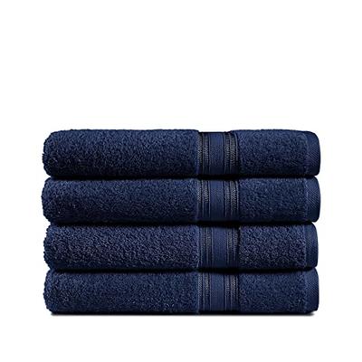 American Soft Linen Luxury 4 Piece Bath Towel Set, 100% Turkish Cotton  Towels for Bathroom, 27x54 in Extra Large 4-Pack, Bathroom Shower Towels,  Light