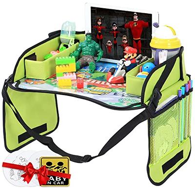 BUENAVO Car Seat Organizer Kids Travel Tray for Kids Toddlers Activities in  Car Seat, Stroller, Airplane, Road Trip Essentials Activity Table Black -  Yahoo Shopping