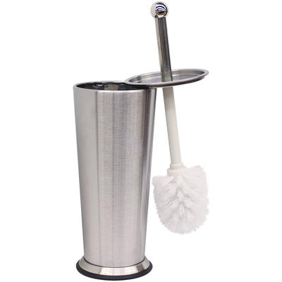 ACEHOOM Bathroom Freestanding Toilet Paper Holder Stand with Reserver in  Brushed Stainless Steel QHT-SZJ-S - The Home Depot