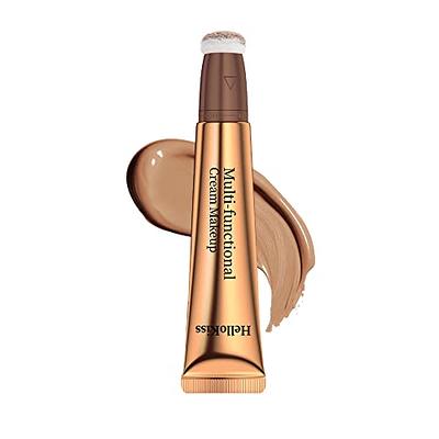 Liquid Contour, Liquid Bronzer Stick with Cushion Applicator Attached,  Liquid Highlighter Contour Wand, Easy to Blend & Long Lasting & Smooth  Natural Matte Finish, Lightweight Super Silky Cream Contou 