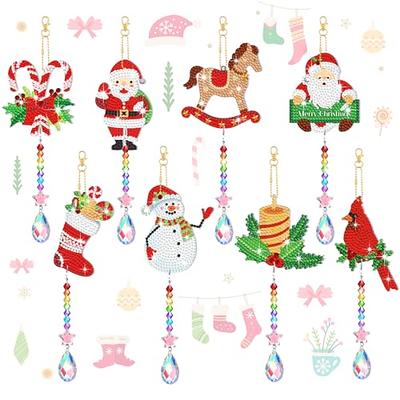 Geetery 8 Pcs Christmas DIY Diamond Painting Wind Chime Diamond Art  Suncatcher Kits Diamond Painting Kits Double Sided Diamond Art with Crystal  Pendant Hanging Ornament for Adults Kids Home Decor - Yahoo Shopping