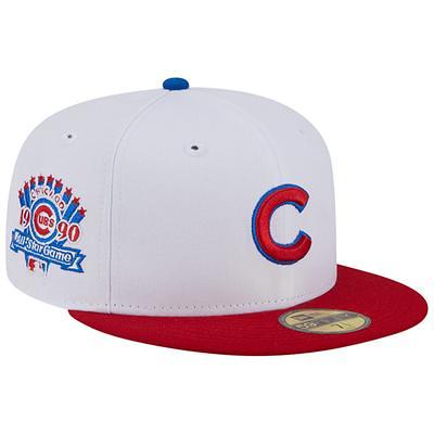 Men's Chicago Cubs New Era Tan 100 Years at Wrigley Field Sky Blue  Undervisor 59FIFTY Fitted Hat