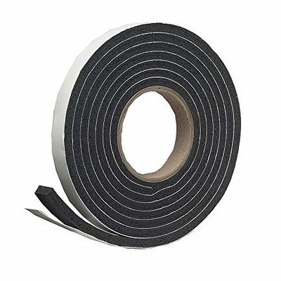 Neoprene Foam with Adhesive-3/16 Thick x 1/2 Wide x 10 ft. Long