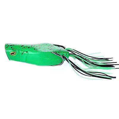 Popper Fishing Lure, JAZALIC Topwater Popper Lures 3D Eyes Fishing  Accessories for Saltwater Surface Casting and Freshwater Surface Fishing, Gt  Tuna Kingfish Large Predator Fish (White) - Yahoo Shopping