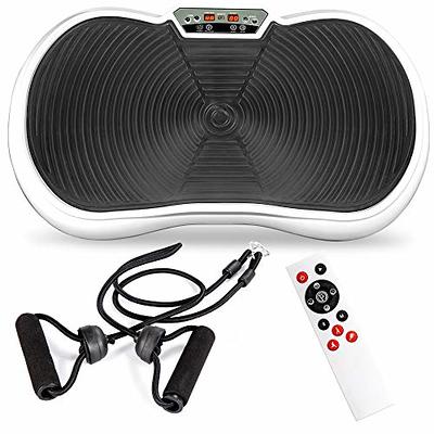 NIMTO Vibration Plate Exercise Machine Whole Body Workout Vibration Fitness  Platform for Home Fitness & Weight Loss + BT + Remote, 99 Levels