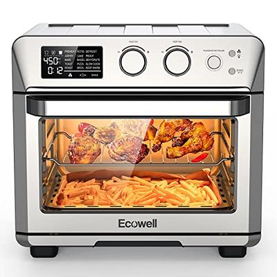 ECOWELL Air Fryer Toaster Oven Combo, 15-in-1 Airfryer Toaster Ovens  Countertop, 26.4 QT Stainless Steel Air Fryers Convection Oven, for 360°  Even & Healthy Cooking, Model: ECOKX01, Silver - Yahoo Shopping