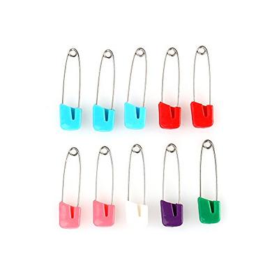 BESTCYC 50PCS 55MM/2Inch 5Colors Plastic Head Stainless Steel Safety Pins  Baby Safety Pins Diaper Pins Plastic Head Cloth Diaper Nappy Pins with  Storage Box - Yahoo Shopping