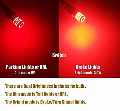 iBrightstar Newest 9-30V Extremely Bright 1157 2057 2357 7528 BAY15D LED  Bulbs replacement for Tail Brake Lights, Brilliant Red - Yahoo Shopping