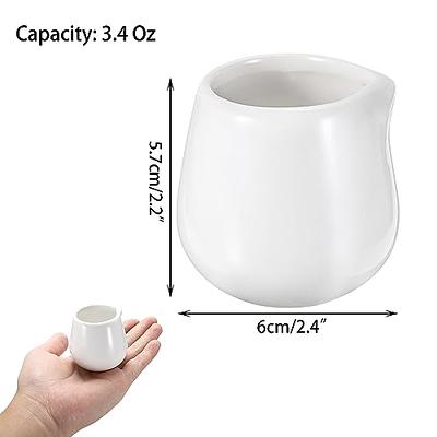 Small Ceramic Creamer Tea Coffee Pitcher: with Lid Creamer Pitcher