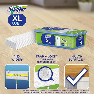 Swiffer Sweeper XL Wet Pad Refills, Open Window Fresh, 12 Ct - Yahoo  Shopping