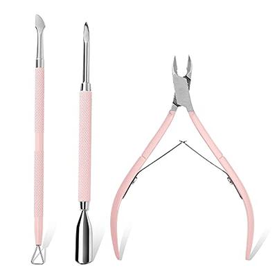 Red Square 1 Cuticle Trimmer Cuticle Nippers with 1Cuticle Pusher and  Triangle Cuticle Nail Pusher Peeler Scraper,Professional Stainless Steel  Anti-slip Handle Cuticle Nipper Set-3PCS : Amazon.in: Beauty