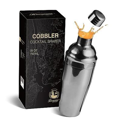 Snowfox Stainless Steel Cocktail Shaker Black/Gold