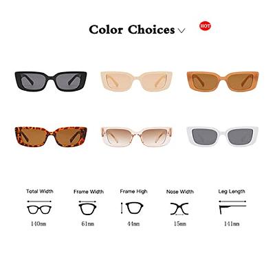 3pairs Plastic Oversized Square Frame Eyeglasses With Chain-shaped Leg,  Assorted Colors Available, Women's Fashionable Non-prescription Glasses