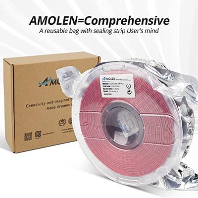 Silk Dual Color PLA Filament – AMOLEN