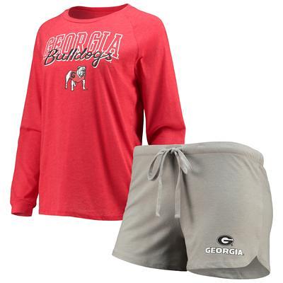 Women's Concepts Sport White San Francisco 49ers Fluffy Pullover Sweatshirt & Shorts Sleep Set