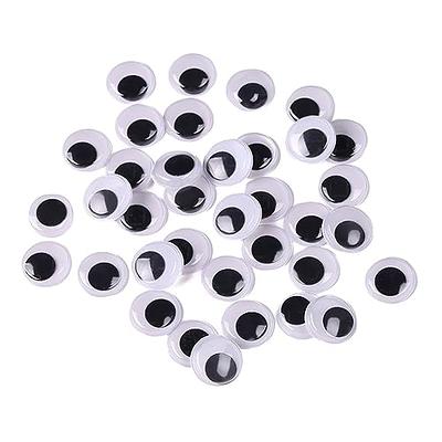 100 Pieces Wiggle Eyes Self-Adhesive Black White Googly Eyes for