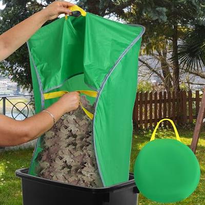 Large Yard Dustpan-type Garden Bag For Collecting Leaves