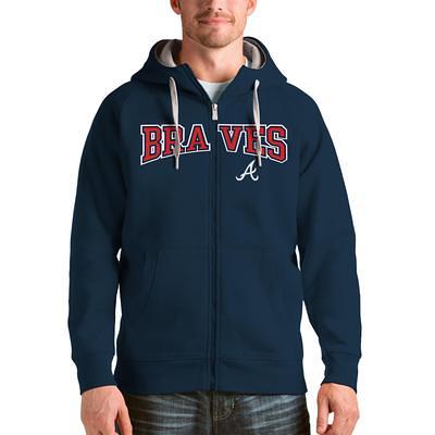 Tennessee Titans Antigua Victory Full-Zip Hoodie - Charcoal