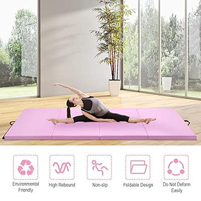 Best Choice Products 10ftx4ftx2in Folding Gymnastics Mat 4-panel