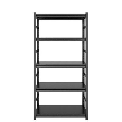 HOMEDANT House 5 Tier 24.4 W Laminated Metal Shelving Unit Adjustable  Storage Utility Rack Heavy Duty Shelves Organization Multipurpose Shelf  Kitchen