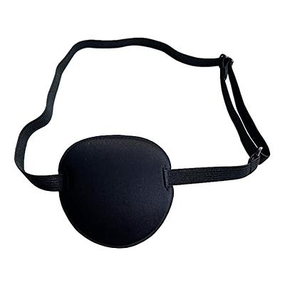 Pirate Eye Patch Adjustable for Cosplay Masquerade Adults Left Eye 