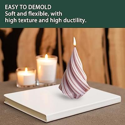 3D Christmas Pine Cone Silicone Candle Molds Beeswax Candles Making Mold DIY