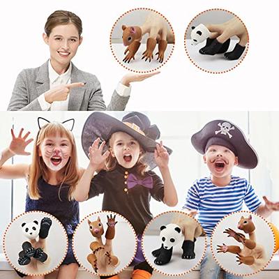 4 Pug Rubber Hand Puppet