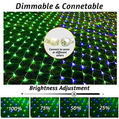 Maojia Christmas Net Lights Outdoor - 200 LED 9.8ft*6.6ft Color Changing  Mesh Net String Light with Remote, 8 Modes Waterproof Christmas Tree Lights  for Bushes Lawn Garden Decor, Blue & Green - Yahoo Shopping