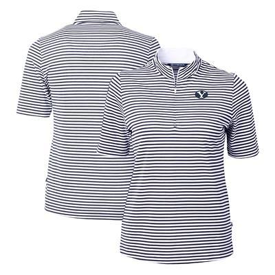 Men's Cutter & Buck Navy/White Seattle Mariners Virtue Eco Pique Micro  Stripe Recycled Polo - Yahoo Shopping