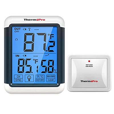 Geevon Indoor Outdoor Thermometer Wireless Backlight Digital Wireless Thermometer  Temperature with LCD Outdoor Thermometers for Patio Garden Cellar Home Room  Receive Signals from 3 Transmitters - Yahoo Shopping