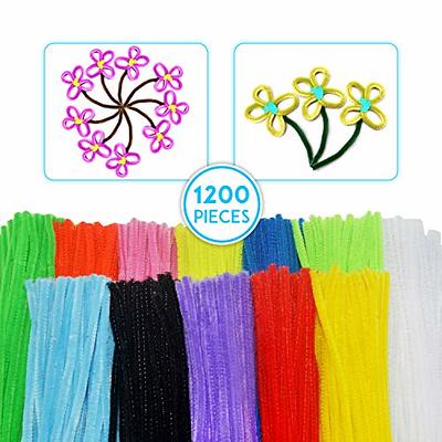 200 Pieces Pipe Cleaners Craft Supplies, Multi-Color Chenille