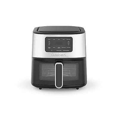 Moosoo 2Qt Air Fryer, Mini Air Fryer with Dishwasher Safe Basket, Black 