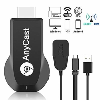 Wireless Display Adapter 4k HDMI WiFi Miracast Dongle Screen Mirroring  Airplay Cast Phone to TV/Projector Receiver Support Android Mac iOS Windows