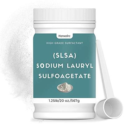 3.2 Pound Slsa Powder for Making Bath Bombs, Premium Slsa Sodium Lauryl Sulfoacetate Powder, Amazing Bubbles, Gentle on Skin, Suitable for Making