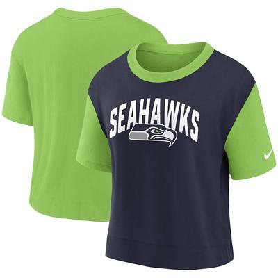 Seattle Seahawks Big & Tall Arm Stripe T-Shirt - College Navy