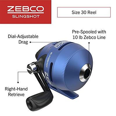 Zebco 202 Spincast Reel and Fishing Rod Combo 5-Foot 6-Inch 2-Piece Fishing  Pole