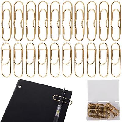 PATIKIL 2 Metal Pen Clip, 10 Pack Pen Holder Clip Pencil Clip Pen Clip Holder  Pen Holder for Notebook Clipboard Book Journal, Golden - Yahoo Shopping