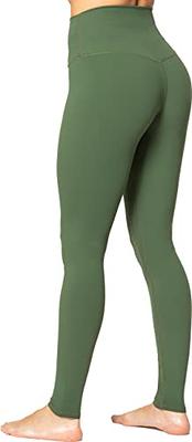  Gilbins Womens Fold-Over Waistband Stretchy Cotton Blend  Yoga Pants