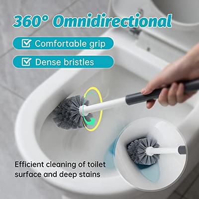 Dyiom Toilet Plunger and Bowl Brush Combo for Bathroom Cleaning